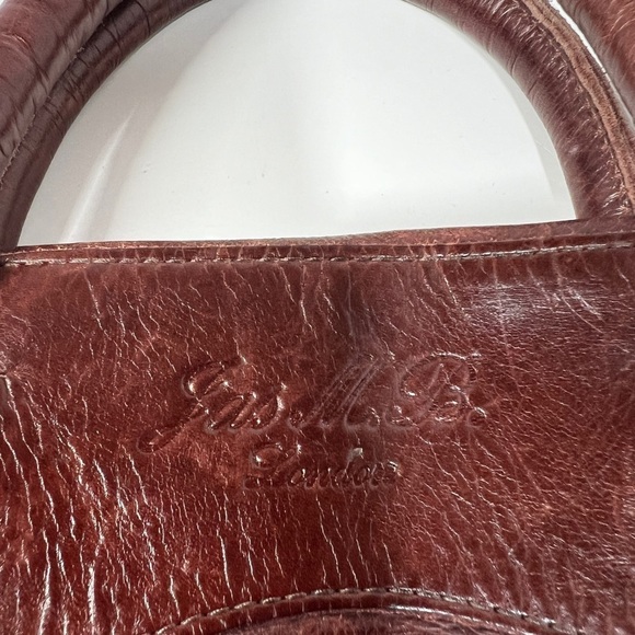 Jas M B London crossbody leather handbag handmade in England - Picture 13 of 15